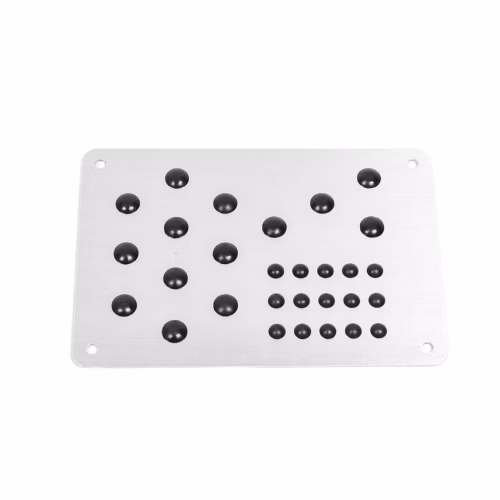 Aluminum heel pad