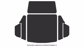 Interior mats for the Acura TLX 2014-2020 I generation US Sedan - Фото 2