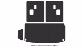 Interior mats for the Acura MDX (YD4) 2020-… IV generation US Crossover 7-seater - Фото 2