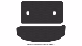 Interior mats for the Acura MDX (YD2) 2006-2013 II generation US Crossover 7-seater - Фото 2