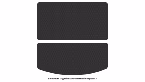 Interior mats for the Acura MDX (YD3) 2016-2020 III generation US Crossover restyling 7-seater - Фото 3
