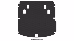 Interior mats for the Acura MDX (YD3) 2016-2020 III generation US Crossover restyling 7-seater - Фото 4