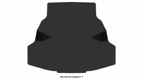 Interior mats for the Acura TSX (CU2) 2009-2014 II generation US Sedan - Фото 2