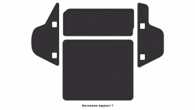 Interior mats for the Acura RL 2005-2009 II generation US Sedan - Фото 2