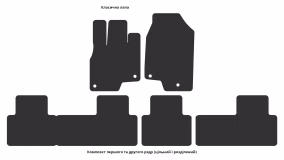 Interior mats for the Acura RDX 2018-… III generation US Crossover - Фото 5
