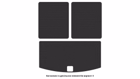 Interior mats for the Acura MDX (YD3) 2013-2016 III generation US Crossover pre-restyling 7-seater - Фото 2
