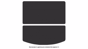 Interior mats for the Acura MDX (YD3) 2016-2020 III generation US Crossover restyling 7-seater Hybrid - Фото 2