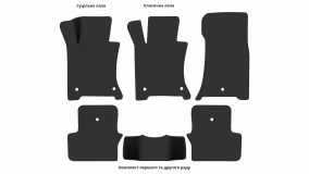 Interior mats for the Acura TL SH (UA9) 2009-2014 IV generation US Sedan AWD - Фото 3