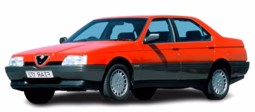 Interior mats for the Alfa Romeo 164 1987-1998 I generation EU Sedan
