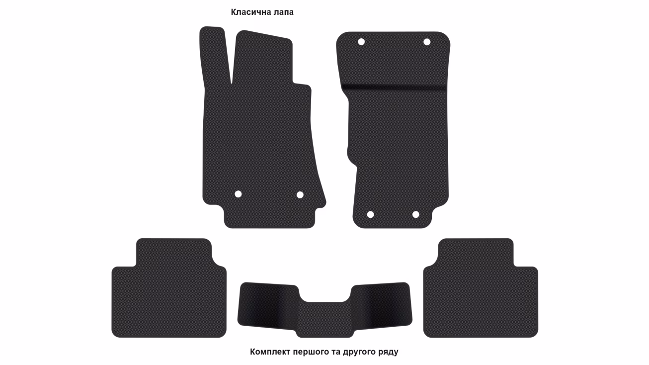 Interior mats for the Alfa Romeo Giulia (952) 2016-… I generation US Sedan AWD - Фото 2