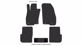 Interior mats for the Alfa Romeo Mito 2008-2018 I generation EU Hatchback - Фото 2