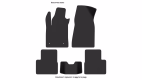 Interior mats for the Alfa Romeo Giulietta (940) 2010-2020 I generation EU Hatchback 5-door - Фото 4