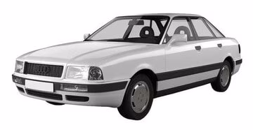 Interior mats for the Audi 80 (B4) 1991-1995 IV generation EU Sedan