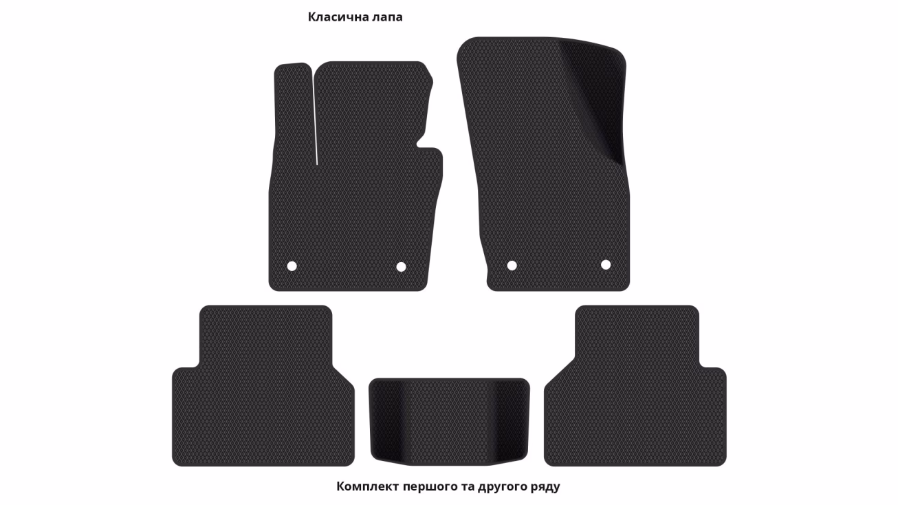 Interior mats for the Audi Q3 (8U) 2011-2014 I generation EU Crossover pre-restyling - Фото 4