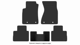 Interior mats for the Audi A8 (D2) 1994-2002 I generation EU Sedan Short - Фото 3