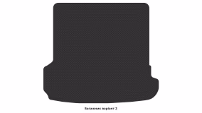 Interior mats for the Audi Q7 (4M) 2015-… II generation Crossover 5-seater - Фото 3