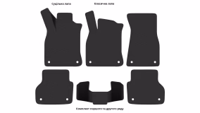 Interior mats for the Audi A6 (C8) 2018-2025 V generation EU Sedan - Фото 3