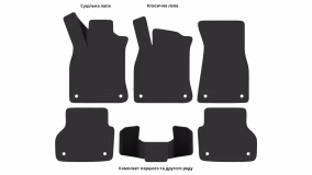 Interior mats for the Audi A6 (C8) 2018-2025 V generation EU Universal - Фото 3