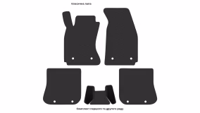 Interior mats for the Audi A4 (B5) Avant 1996-2001 I generation EU Universal - Фото 3