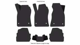 Interior mats for the Audi A6 (C5) 2001-2004 II generation EU Universal restyling FWD - Фото 3