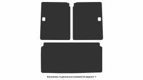 Interior mats for the Audi Q5 e-tron 2022-… I generation CN Crossover 6-seater - Фото 2