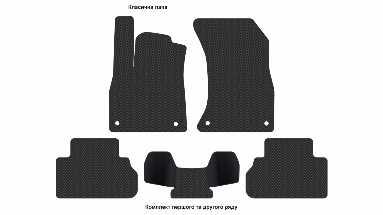 Interior mats for the Audi Q5 (GU) 2024-… III generation EU Crossover - Фото 2
