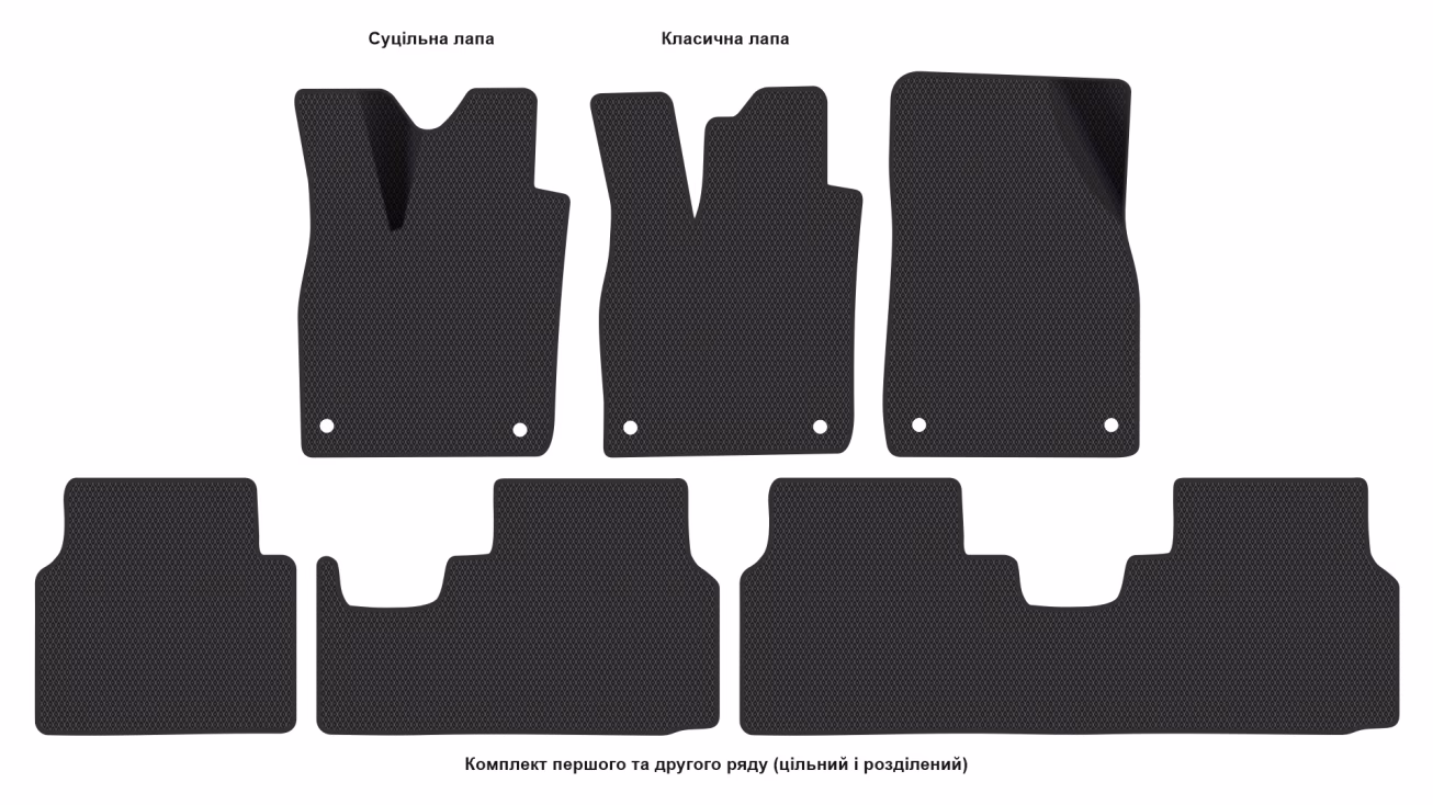 Interior mats for the Audi Q4 e-tron (FZ) 2021-… I generation CN Crossover - Фото 2