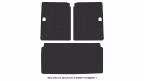 Interior mats for the Audi Q5 e-tron 2022-… I generation CN Crossover 7-seater - Фото 2
