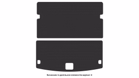 Interior mats for the Audi Q7 (4L) 2005-2015 I generation Crossover 6-seater - Фото 2