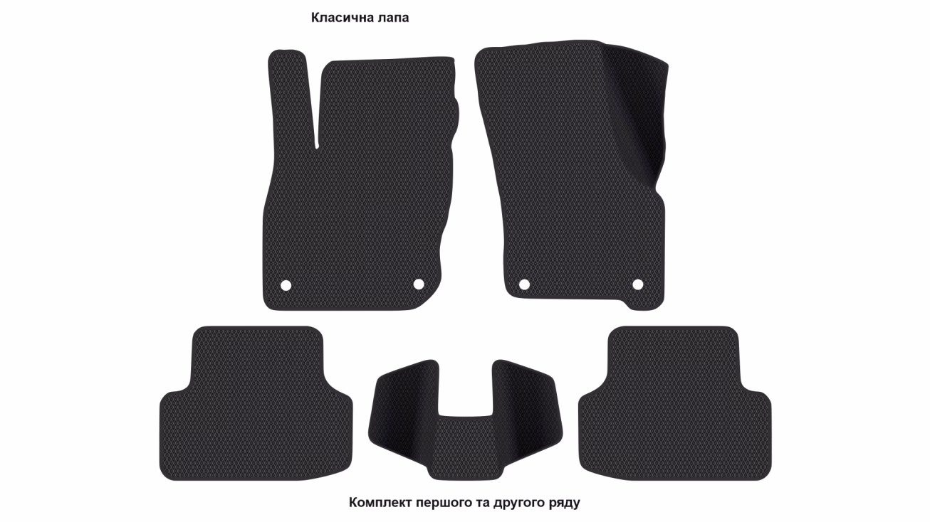 Interior mats for the Audi A3 Sportback (8Y) 2020-… IV generation EU Hatchback - Фото 2