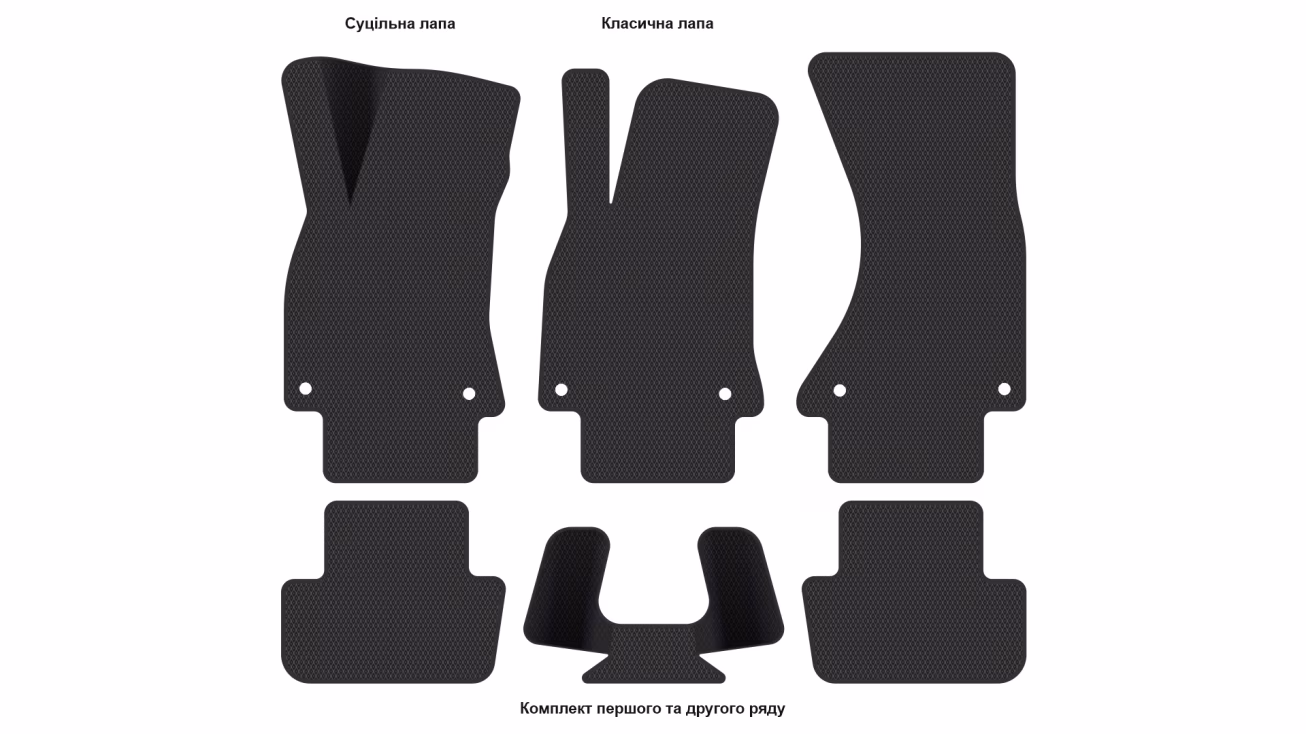 Interior mats for the Audi S5 Sportback 2009-2016 I generation EU Liftback 5-door - Фото 2