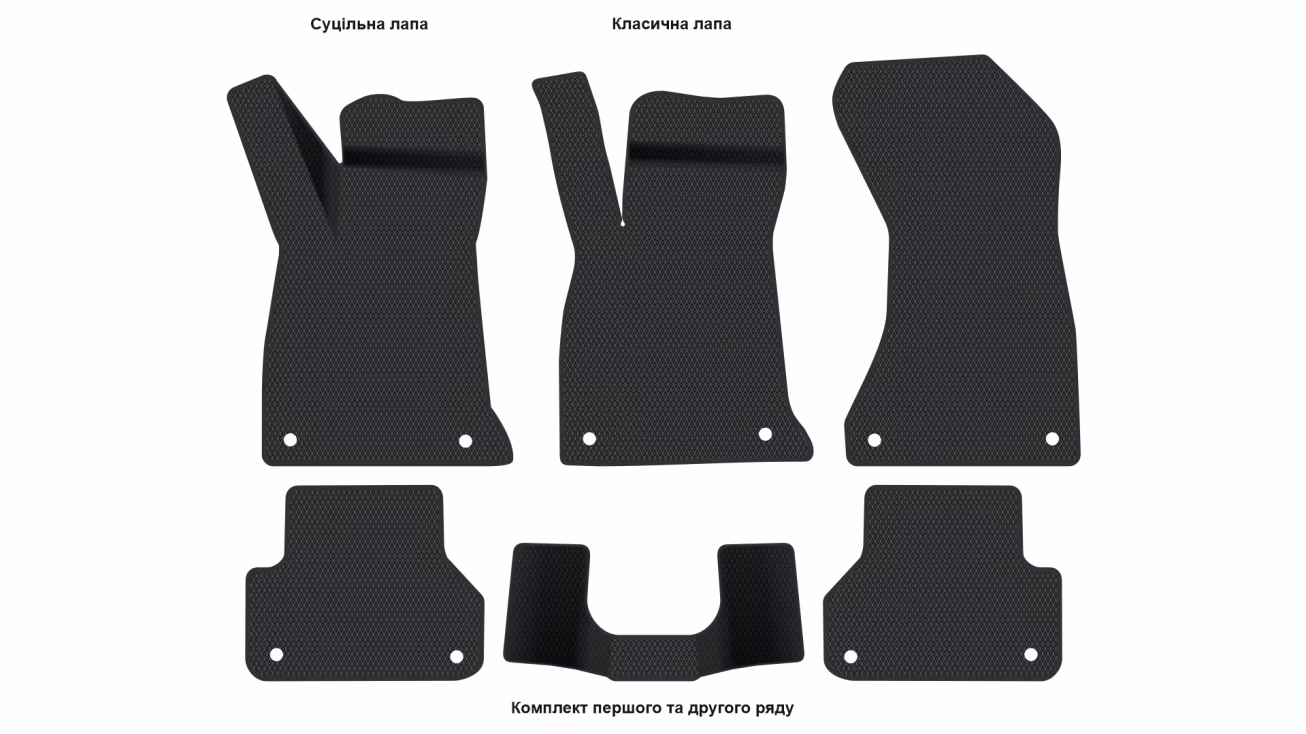 Interior mats for the Audi S5 Sportback 2016-2024 II generation EU Liftback 5-door - Фото 2