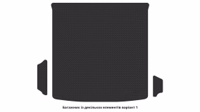 Interior mats for the Audi Q8 2018-… I generation EU Crossover - Фото 3