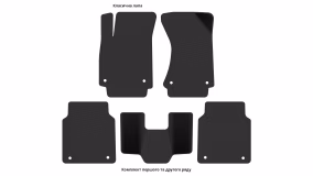 Interior mats for the Audi A8 (D4) 2010-2017 III generation Sedan Long FWD - Фото 3