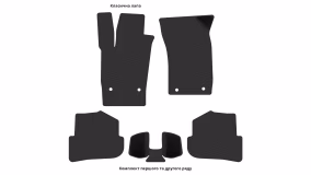 Interior mats for the Audi A1 (8X) 2010-2018 I generation EU Hatchback 3-door - Фото 3