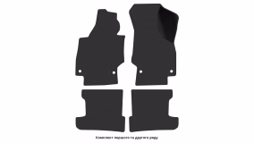 Interior mats for the Audi TT (8J) 2006-2014 II generation EU Coupe - Фото 3
