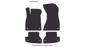 Interior mats for the Audi A5 (F5) 2016-2025 II generation US Coupe - Фото 4