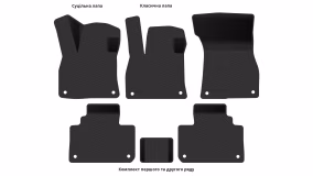 Interior mats for the Audi e-tron (GE) 2018-2022 I generation Crossover - Фото 3