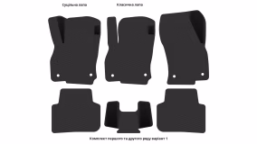 Interior mats for the Audi Q3 (F3) 2018-… II generation Crossover - Фото 5