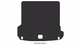 Interior mats for the Audi Q7 (4M) 2015-… II generation Crossover 7-seater - Фото 5