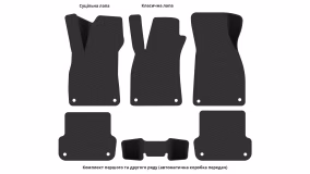 Interior mats for the Audi A4 (B7) 2004-2008 III generation EU Universal - Фото 6