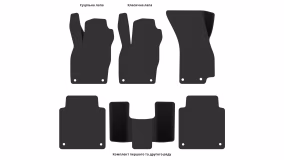 Interior mats for the Audi A8 (D5) 2017-… IV generation EU Sedan Long AWD - Фото 5