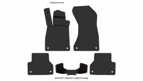 Interior mats for the Audi A5 Sportback (F5) 2016-2025 II generation US Liftback - Фото 4