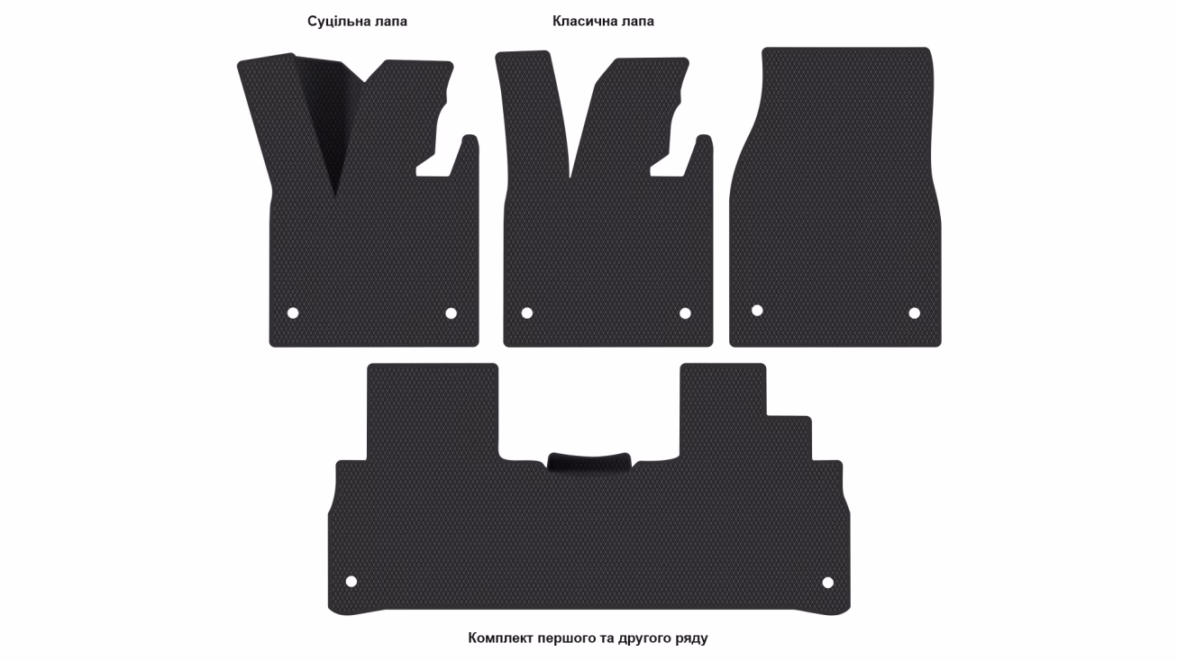 Interior mats for the Avatr 07 2024-… I generation CN Crossover Hybrid - Фото 2