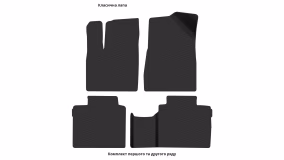 Interior mats for the Beijing EX3 2018-… I generation CN Hatchback - Фото 3