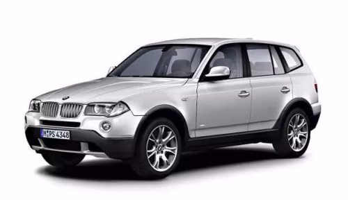Interior mats for the BMW X3 E83 2003-2010 I generation EU Crossover