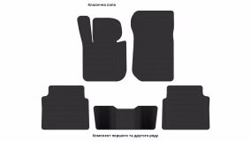 Interior mats for the BMW E36 3-Series 1990-2000 III generation EU Sedan - Фото 3