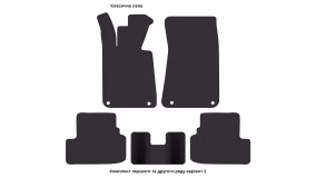 Interior mats for the BMW (E30) 3-Series 1982-1994 II generation EU Coupe - Фото 3