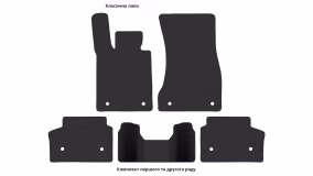 Interior mats for the BMW G11 7-Series 2015-2022 VI generation EU Sedan - Фото 2