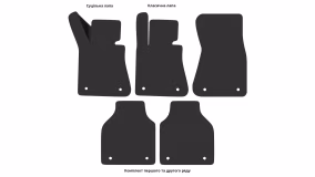 Interior mats for the BMW E66 7-Series 2001-2008 IV generation EU Sedan Long - Фото 2